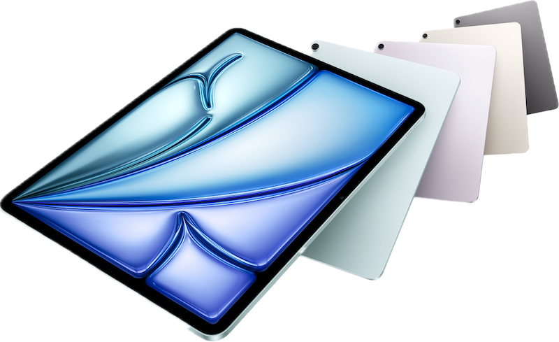 iPad Air in all six colours